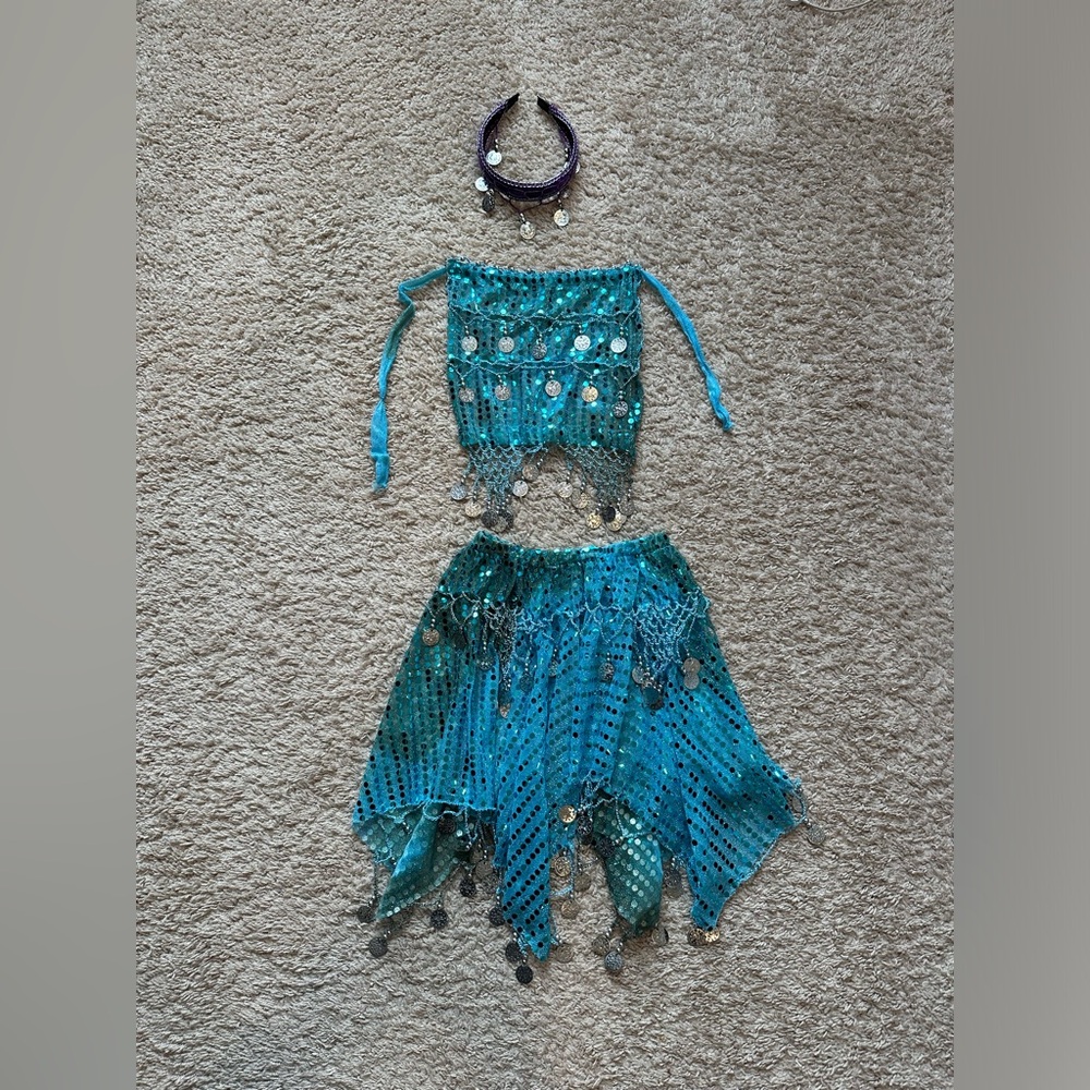 Belly Dance Costumes for Kids Professional Indian , Turkish Dance Dress Set